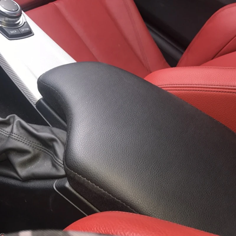 

Microfiber Leather Center Console Armrest Box Protection Pad Cover Trim for for BMW F30 2013 2014 2015 2016 2017 2018