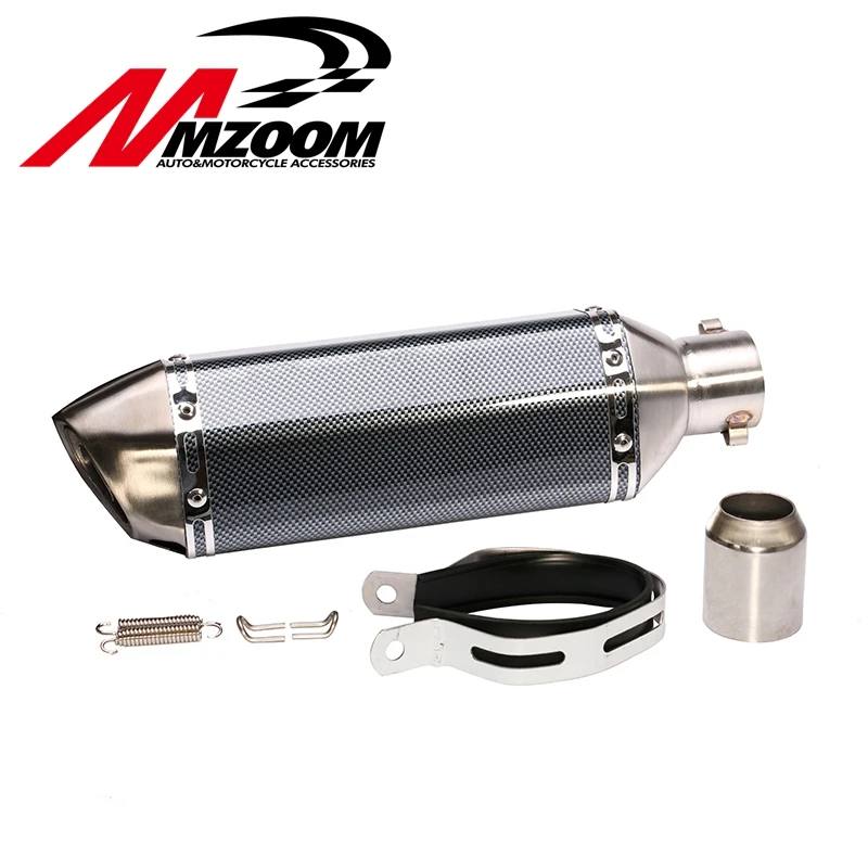 

Free shipping 51mm Universal Motorcycle exhaust Modified Scooter Exhaust Muffler GY6 for HONDA R1 R3 R6 FZ6 Z1000 GSXR600