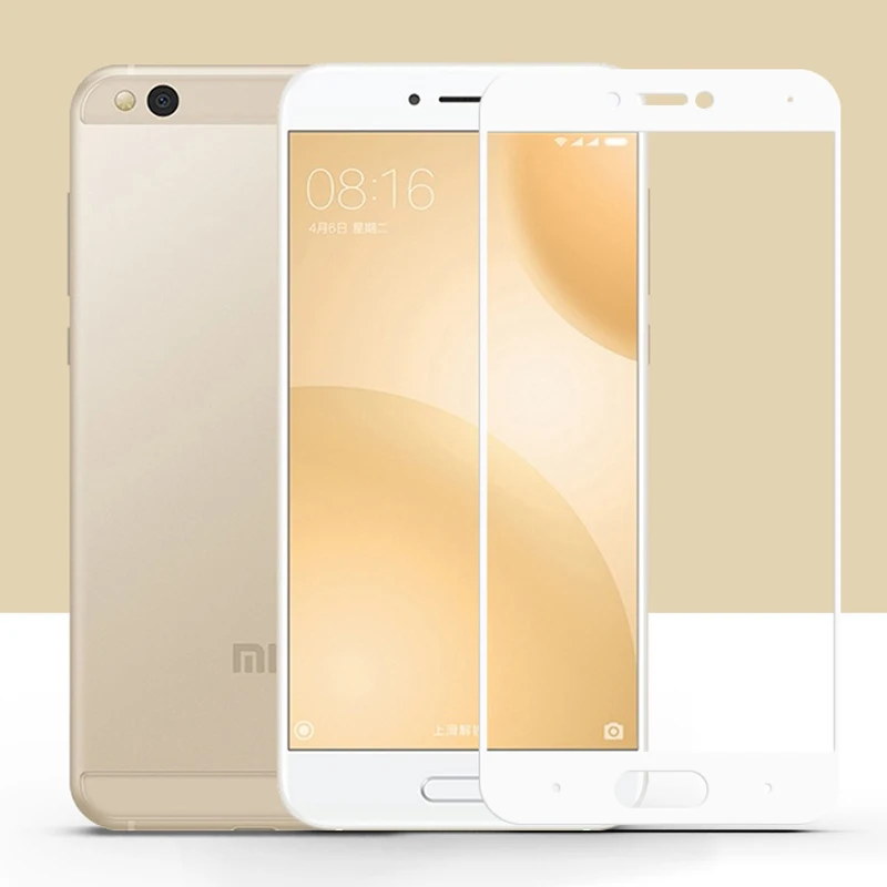 2 шт. закаленное стекло с полным покрытием для Xiaomi Mi 5C защита экрана Защитная