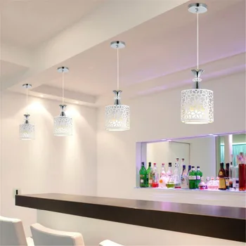 

1PCS Set of pendant light modern crystal iron ceiling lights chandelier dining room pendant lamp decoration