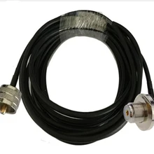 UHF PL259 мужской UHF SO239 женский RG58 для автомобиля мобильное радио антенный коаксиальный кабель 1/3/5/10m