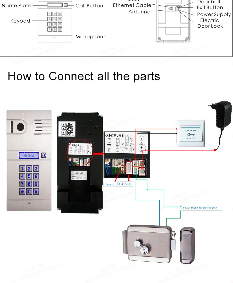 3G 4G/Wi-Fi ip-домофон двухсторонний домофон дистанционно разблокировать дверь через смартфон мобильный Глобальный Видео дверной телефон