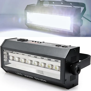 

New DMX Sound control 8 LED Strobe Lamp Party Disco DJ Bar Light Show Projector Stage Lighting