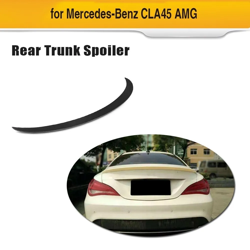 Спойлер для Mercedes-Benz W117 CLA45 AMG 4 Двери Седан 2014-2018 ABS задний праймер спойлер багажник