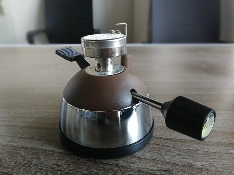 Кофейная сифонная микро горелки 304 Tiamo из нержавеющей стали Изысканная газовая горелка для приготовления кофе керамическая головка в виде пламени
