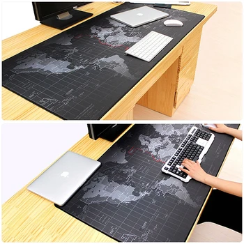 

Anti-Slip Gaming Mouse Pad Gamer Large Mouse Mat Computer Mousepad World Map Natural Rubber Mouse Pad Keyboard Desk Mat Game