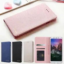 

Luxury Leather Crystal Silk Pattern Phone Case For xiaomi redmi 5 fashion wallet magnetic flip cover for xiaomi redmi 5 case