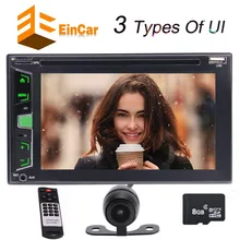 Camera+6.2” Car Dash DVD CD Player Bluetooth GPS Radio Stereo Audio RDS Steering Wheel Control Changeable UIs Remote Control