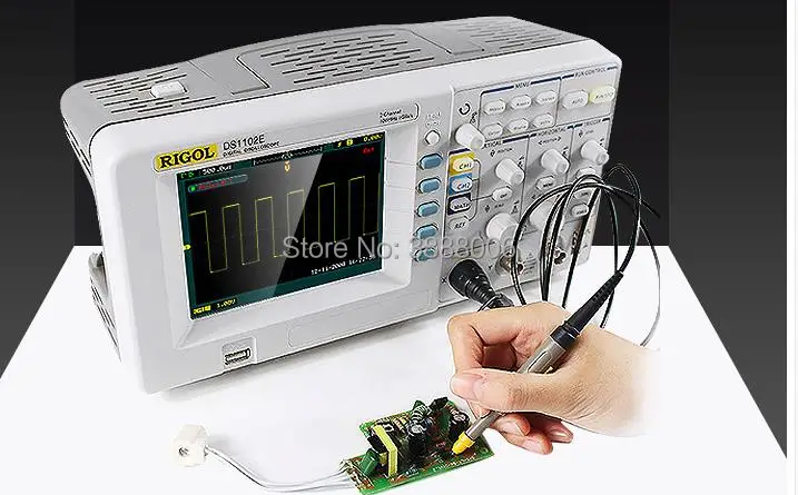 

Hot Sell RIGOL DS1102E Digital Oscilloscope 2 Analog Channels 100MHz Bandwidth 1GSa/S Oscilloscope Better Than DSO5102P