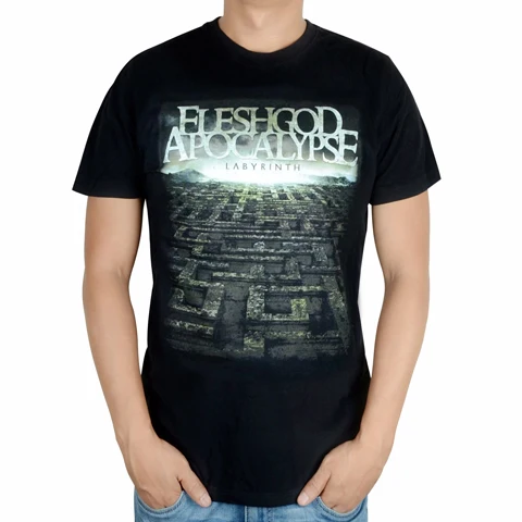 7 дизайнов Fleshgod Apocalypse Harajuku рок брендовая рубашка 3D hell dog ММА фитнес Hardrock тяжелый металл панк хлопок рокер - Цвет: 7