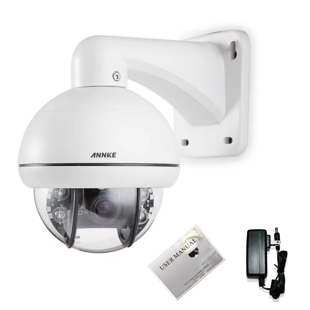 ANNKE HD AHD 720 P Мини 3X зум PTZ IR Ночное видение 30 м мониторинга погодоустойчивая камера
