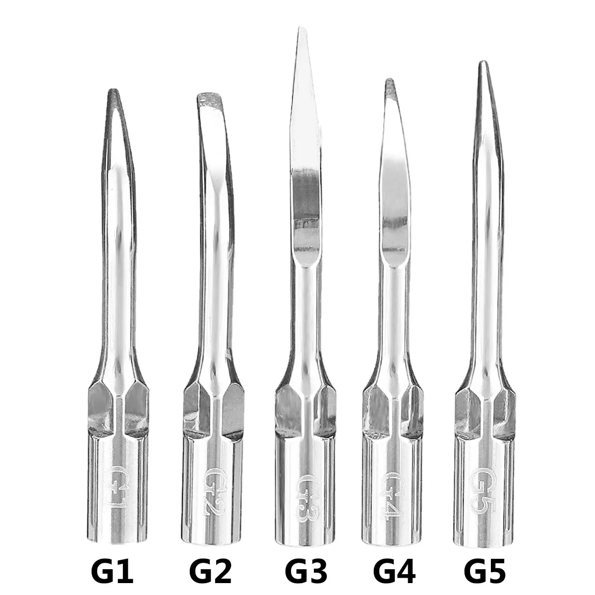 5pcs/set Dental Endo Scaler Tips Ultrasonic Endodontic ...