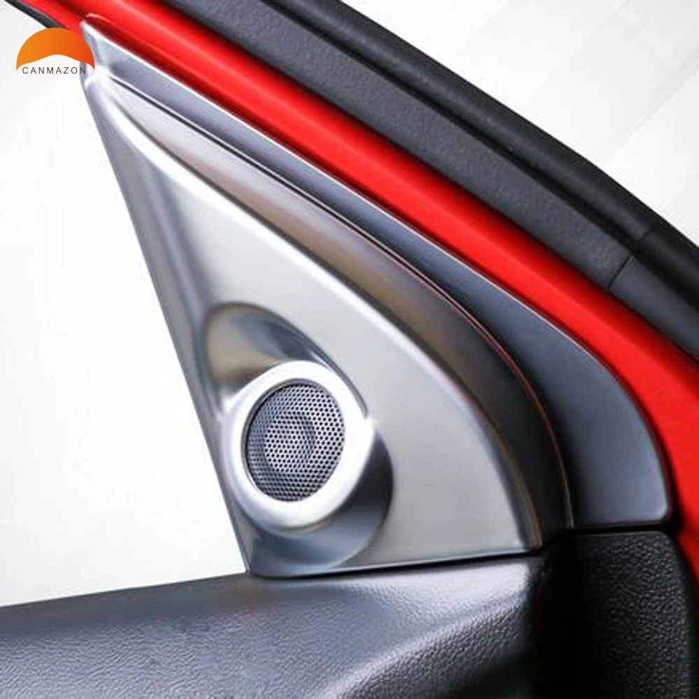 

For Mitsubishi Outlander 2016 2017 2018 Interior Stick ABS Matte Car Frame Triangle A Column Audio Pillar Cover Trim Auto Parts