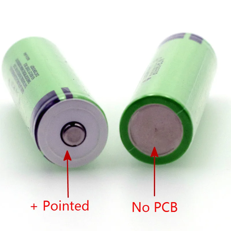 New-Original-18650-3-7-v-3400-mah-Lithium-Rechargeable-Battery-NCR18650B-with-Pointed-No-PCB