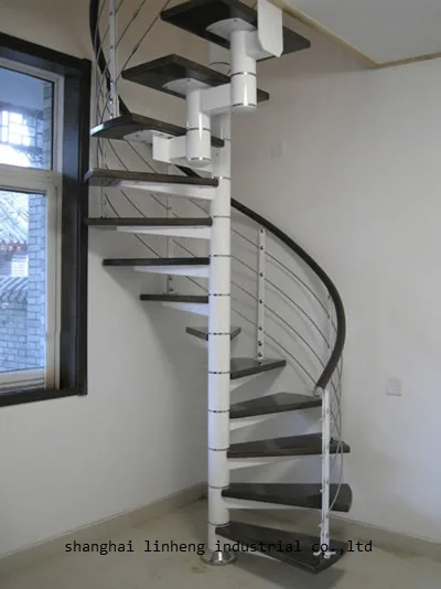 wholesale cheap price and high quality for small house building space saving stairs