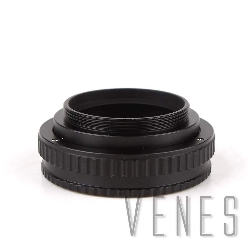 Pixco M39 to M42 Adjustable Focusing Helicoid Adapter 12-19mm 12mm to 19mm Macro Extension Tube Screw mount Lens Camera