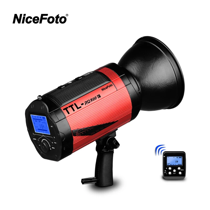 NiceFoto TTL RQ800C 2 4G Беспроводная студийная вспышка GN78 HSS 1/8000S высокоскоростная lite с