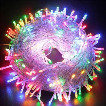 

Thrisdar 100M 800 LED Fairy Garland String Light Outdoor Garden Patio Christmas Tree Wedding Party Twinkle Star Fairy Light