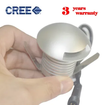 

3W Underground Lamp Sidewalk floor recessed Lighting IP67Outdoor Garden 12Vdeck lights spot terrace buried inground pavers lamps