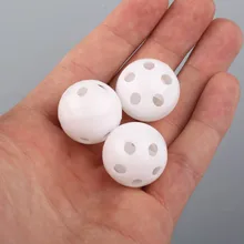 50 шт. белый 28 мм Диаметр игрушка погремушка мяч шум производитель вставить Pet детская игрушка-пищалка