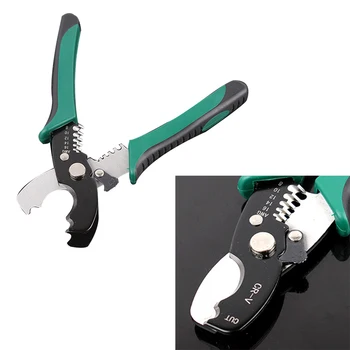 

1pcs Multi Tool 8" Wire Stripper Cable Cutting Scissor Stripping Pliers Cutter 1.6-4.0mm Hand Tools Ferramentas Herramientas