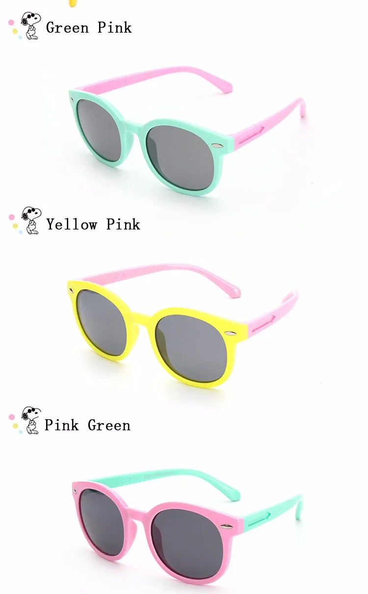 WarBLade, солнцезащитные очки для девочек с изображением кота, детские солнцезащитные очки с кошачьим глазом для девочек, детские солнцезащитные очки с поляризацией, резиновые, для ученика, гибкие, со стрелкой