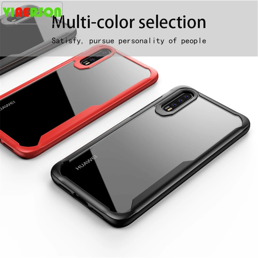 Case For Huawei P20 Lite Mate 20 Luxury Soft Silicone Transparent PC Cover Pro |