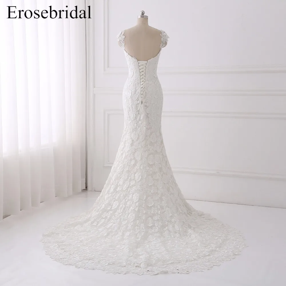 Сексуальное иллюзионное свадебное платье Erosebridal ТРАПЕЦИЕВИДНОЕ богемное свадебное платье es на молнии сзади элегантное милое платье Vestido De Noiva