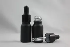 

50pcs 10ml black Essential oil bottle / alumina lid glass dropper bottles / aromatherapy bottle