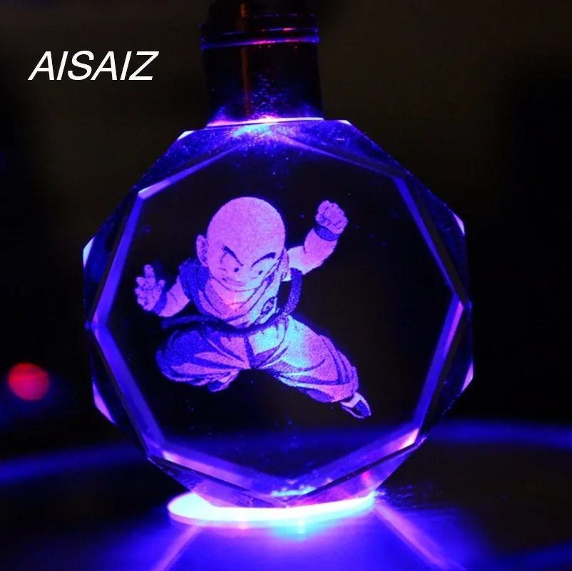 21 стилей 2019 новые кристалл брелок светодиодный цвет кулона флэш-Dragon Ball Dragonball Z