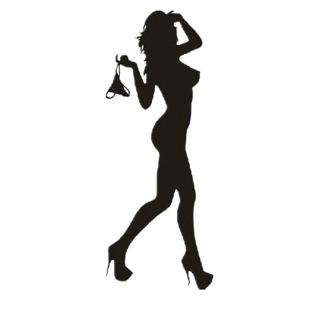 

Sexy Lady Funny Stickers and Decals Car Rear Trunk Styling Accessories Women Bilkini for Hyundai Kai Ford Focus Jaguar SAAB
