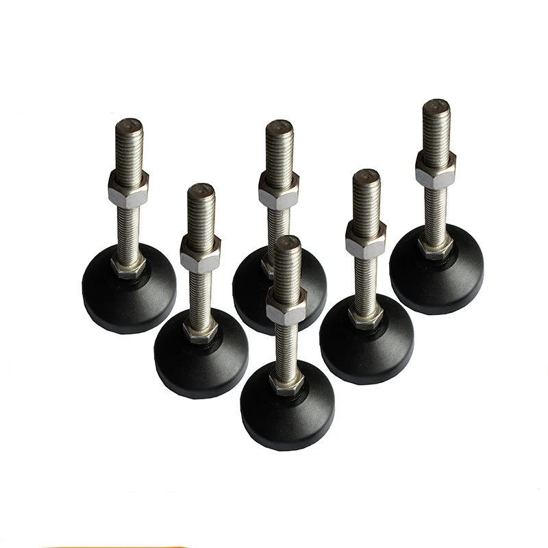 10PCS/LOT Nylon Feet Cup Diameter 50mm Adjustable Glides Furniture Legs