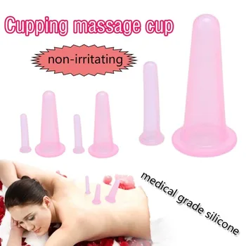 

2/4 pcs Jar Vacuum Cupping Cans for Massage Ventosa Celulitis Suction Cup Chinese Suction Cups Face Massage Cans Aanti Cellulite