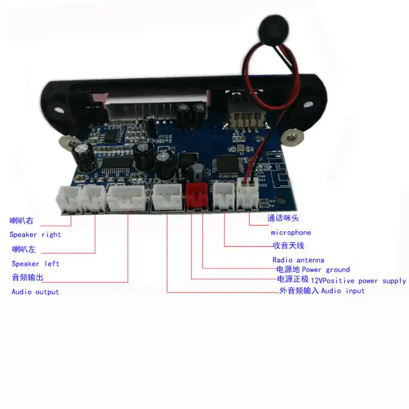 Leory Bluetooth 4 2 Mp3 Decoder Board Digital Lossless Stereo Audio Power Amplifier High Power For Car Speaker App Control Operational Amplifier Chips Aliexpress