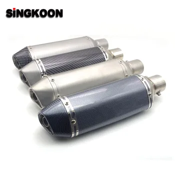 

For honda msx 125 Yamaha mt03 mt 07 harley davidsion 51mm Motorcycle Exhaust Pipe Moto GP Escape Exhaust Scooter Sport Exhaust
