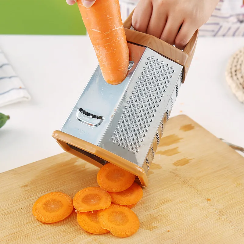 

Stainless Steel Six-sided Grater Multi-function Shredder Kitchen Potato Wire Cutter Slicer Ginger Garlic Grinder