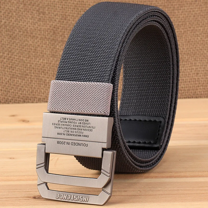 

2018 N men's canvas belt Metal insert buckle military nylon Training belt Army tactical belts for Men Best quality male strap