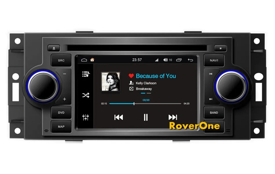Discount RoverOne Android 8.0 Car Stereo Radio DVD Multimedia System For Jeep Commander Compass Grand Cherokee Liberty Patriot Wrangler 10