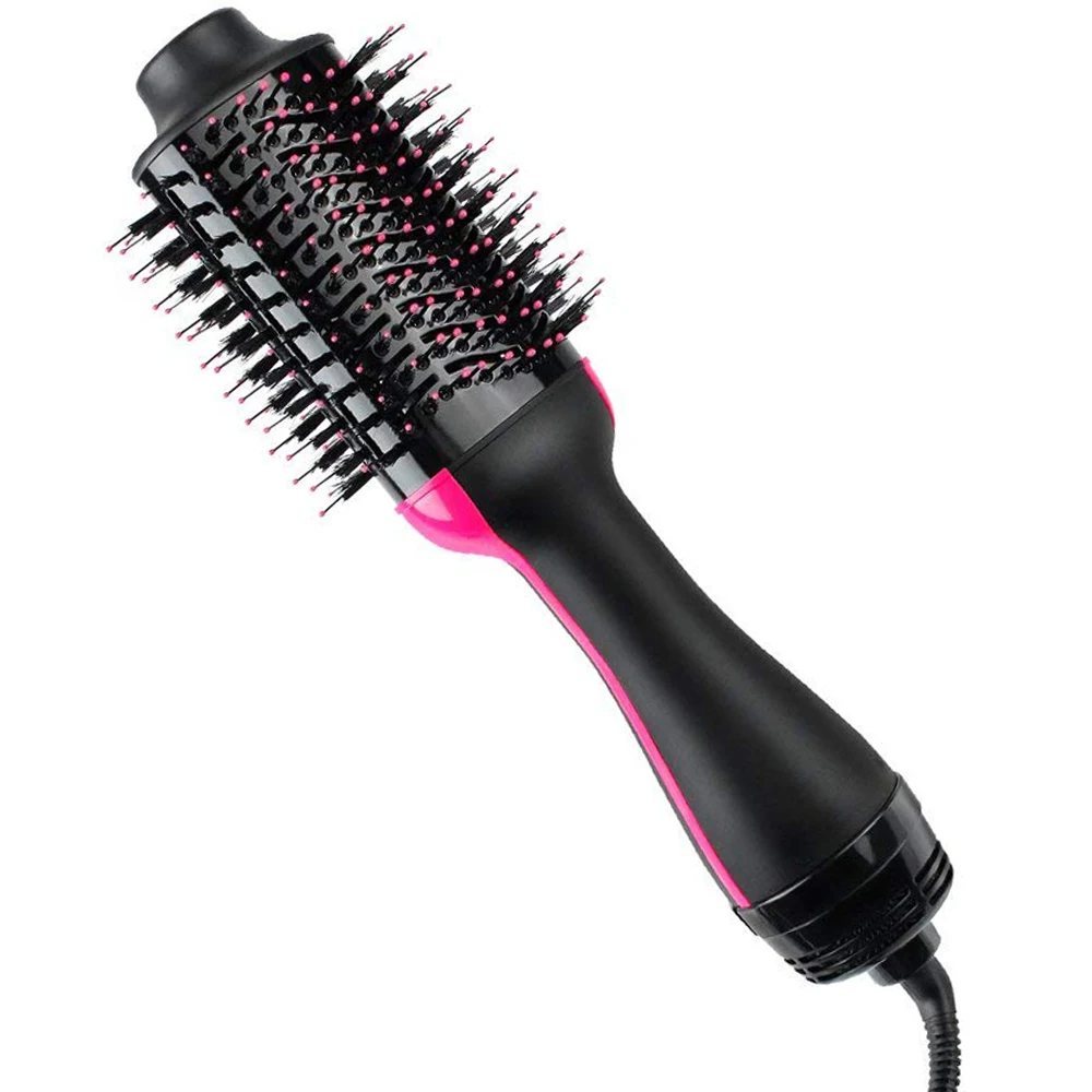 

One Step Hair Dryer brush Volumizer Professional 2 in 1 straightener curler ionic Electric blow Hot Air Roller with Comb