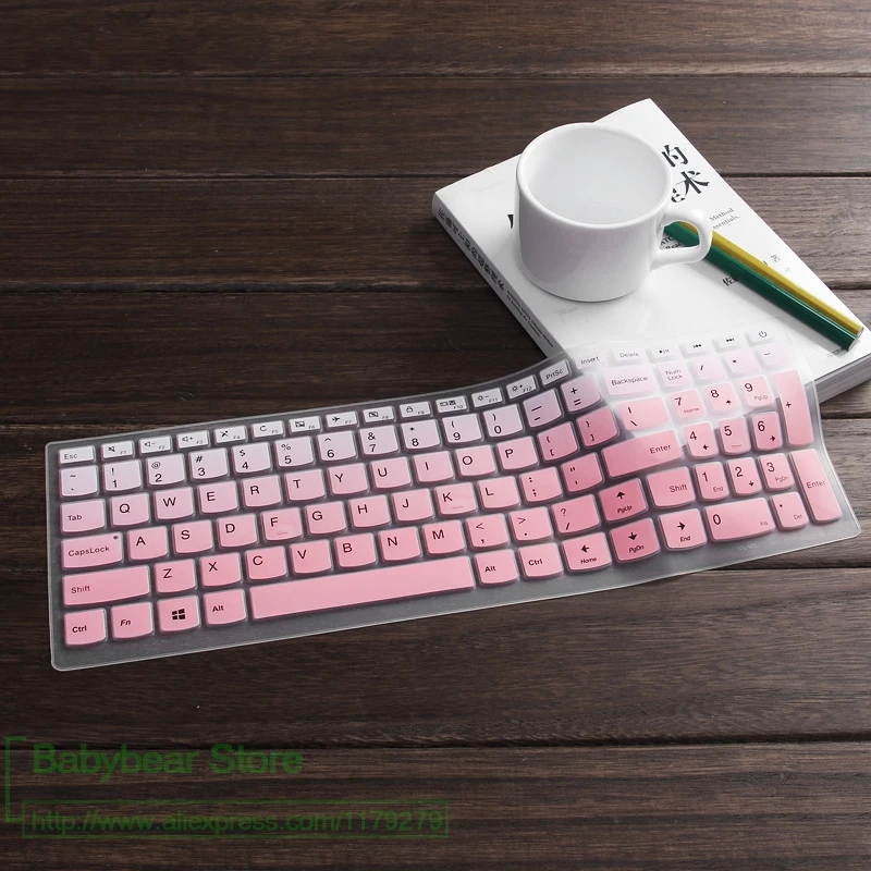 15.6 inch Silicone laptop keyboard cover skin For Dell