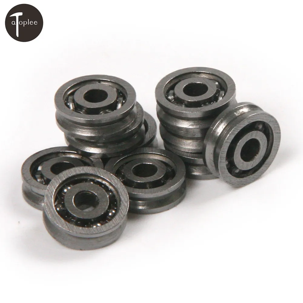 

10pcs HCS 603VV Deep V Groove Ball Bearings Pulley Wheels Roller 3x10x3mm For Low Rotation Speed Wheel Alignment,Pulley