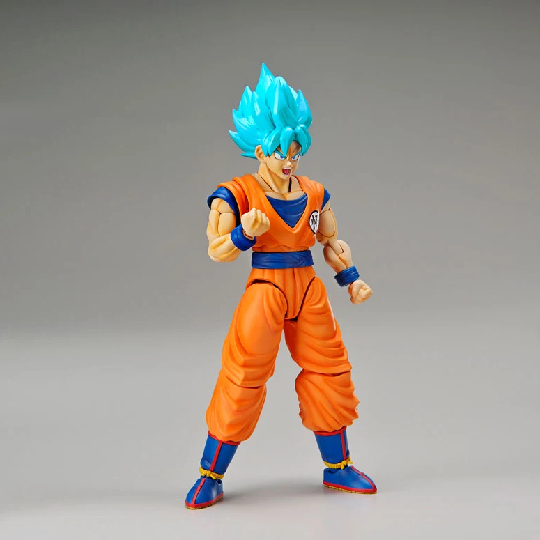 Подлинная фигурка Bandai Tamashii thons-rise стандартная сборка Dragon Ball Супер Saiyan God SS Son Goku модель Фигурка