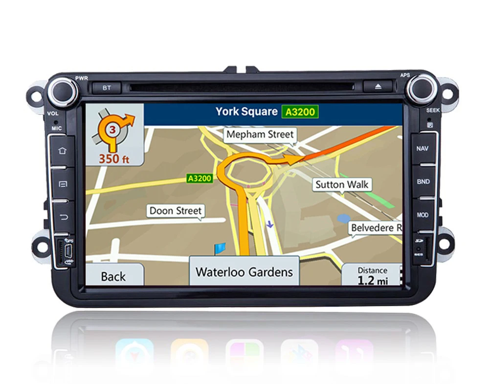 Perfect 8 inch in-dash Car DVD player with GPS navigation,audio Radio stereo,USB/SD BT/TV Canbus,car multimedia headunit for VW universa 4