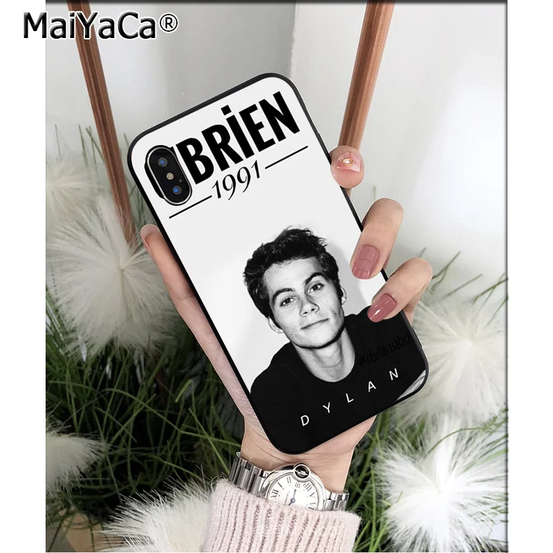 Мягкий чехол для телефона MaiYaCa Dylan O Brien из ТПУ Apple iPhone 8 7 6 6S Plus X XS MAX 5 5S SE