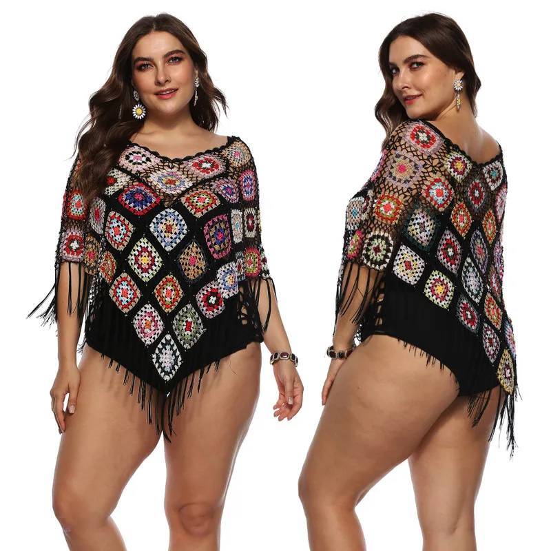 

Swimsuit Cover Up Beach Tunics Tunic For The Women Summer Swimsuits Flower Hollow Overall Spend Irregular Female Plus Size 2019