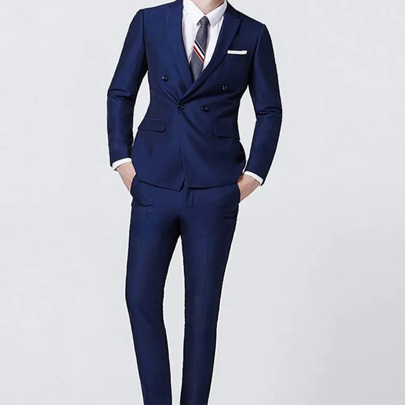 Custom-Made-Bleu-Marine-De-Mariage-Costumes-Hommes-Double-Boutonnage-Culmin-Revers-Mari-de-Smoking-Costume_