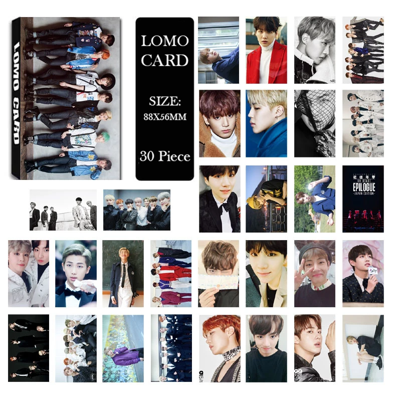 LOMO Card KPOP BIGBANG/EXO/BLACKPINK/GOT7/IKON/RED VELVET/SJ/NCT127/IZONE/TXT/TWICE/MONSTAX/Album Small Cards Photo Photocard