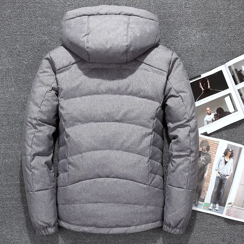 zozowan 2018 Men's Down Jacket Warm White Duck Winter Coat Hooded Mens Waterproof windbreak Male Casual hoodie Jacket Coat zozowan 2018 Men's Down Jacket Warm White Duck Winter Coat Hooded Mens Waterproof windbreak Male Casual hoodie Jacket Coat