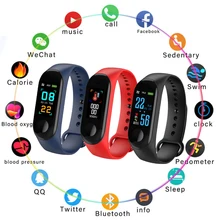 2019 New Sport Waterproof Smart Bracelet Blood Pressure Monitor Smart band Fitness Tracker Pedometer Smart Wristband PK mi band