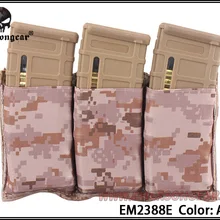 Emerson Шестерни тройной M4 чехол быстро журнал Молл Airsoft Wargame Шестерни пейнтбол оборудование MAG AOR1 EM2388E